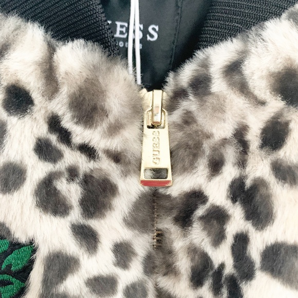 RARE Guess Los Angeles Cheetah Bomber Jacket NWT - Picture 8 of 16